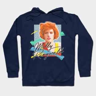 Molly Ringwald - 80s Retro Style Fan Art Design Hoodie